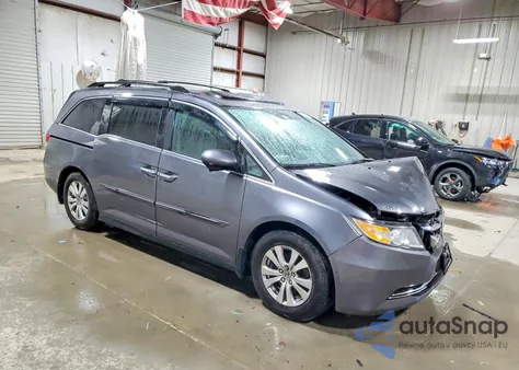2014 Honda Odyssey Exl from USA, damaged, VIN 5FNRL5H67EB060855